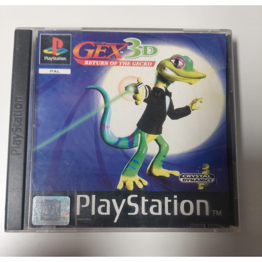 Gex 3D Return of the Gecko PS1 usato